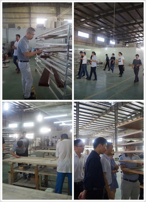 经销商参观江山新分厂 见证罗兰高品质