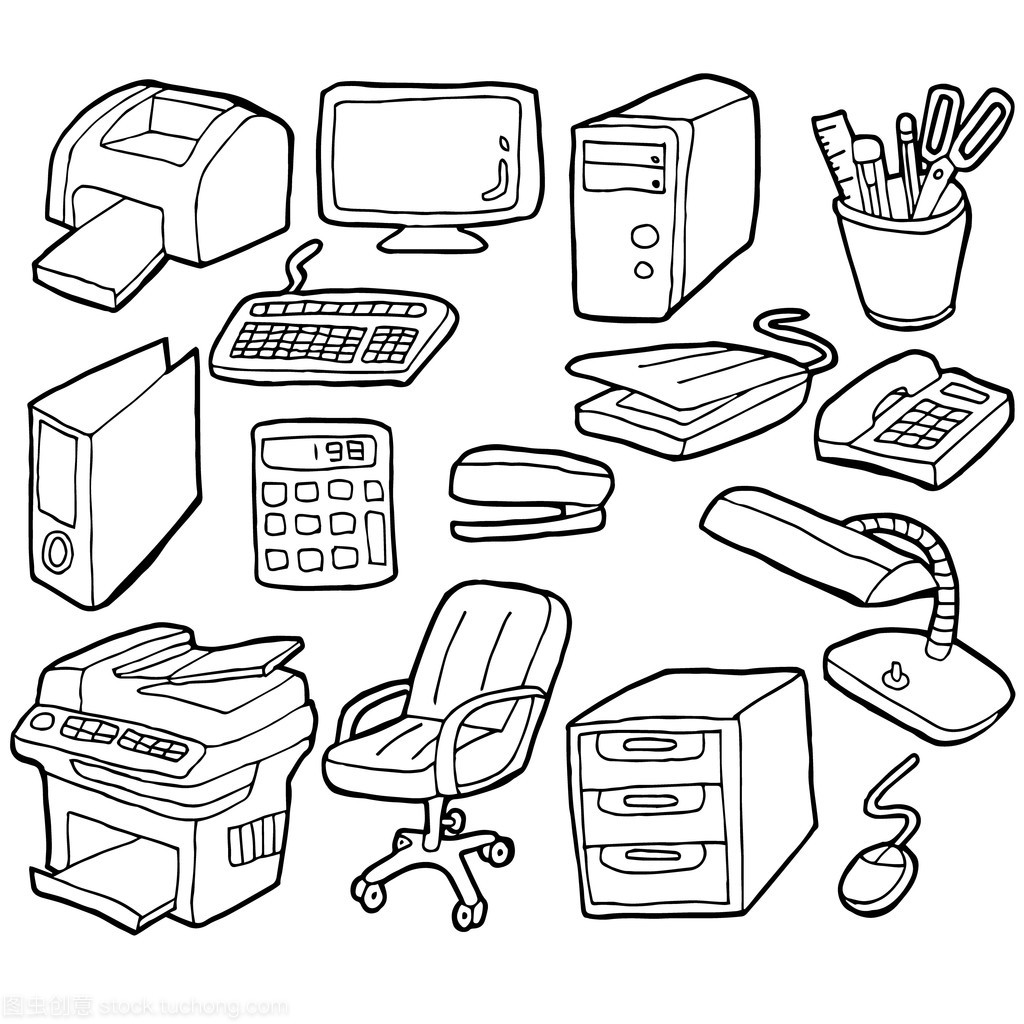 向量集的办公用品与办公设备配置指南